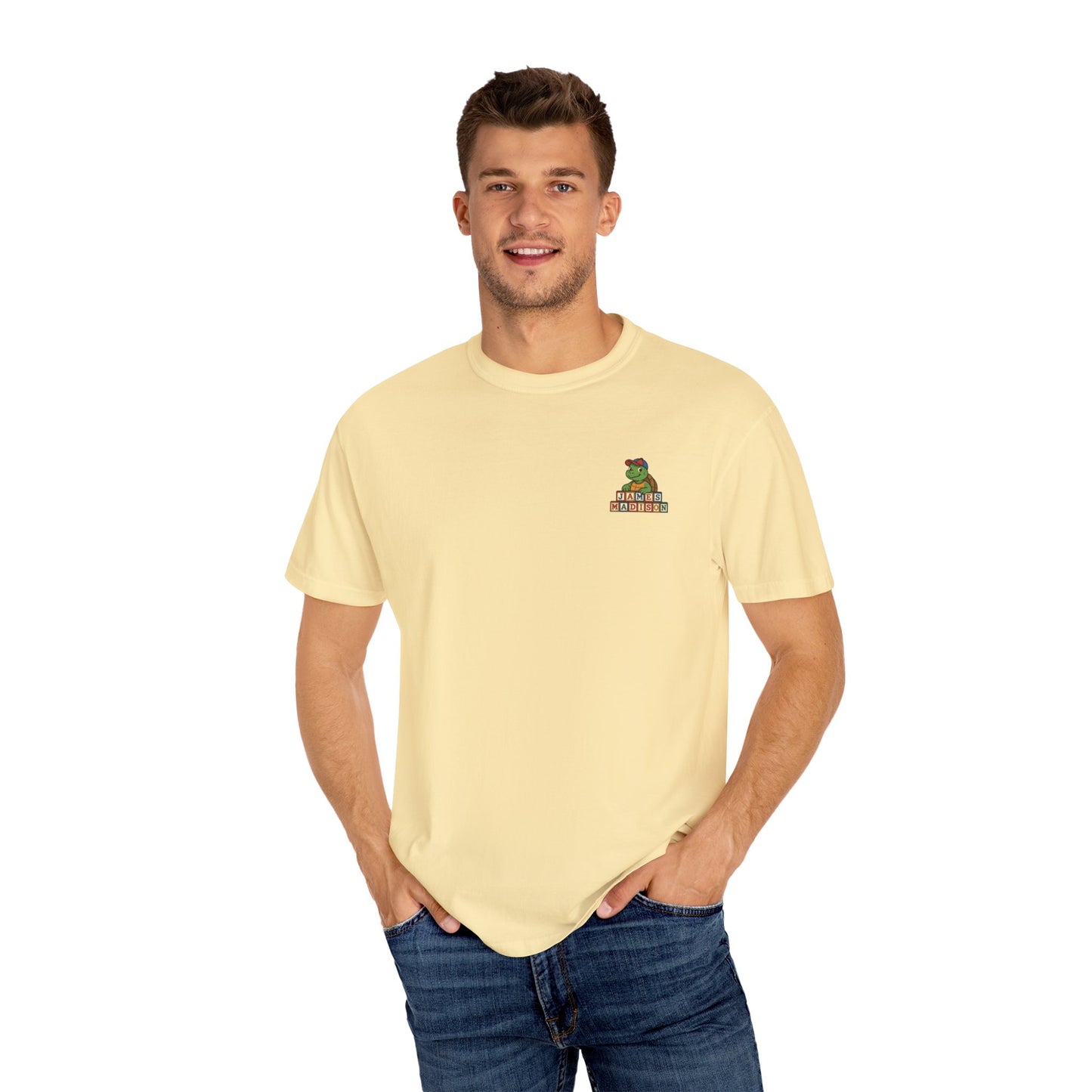 James Madison: Turtle Time Chest Logo