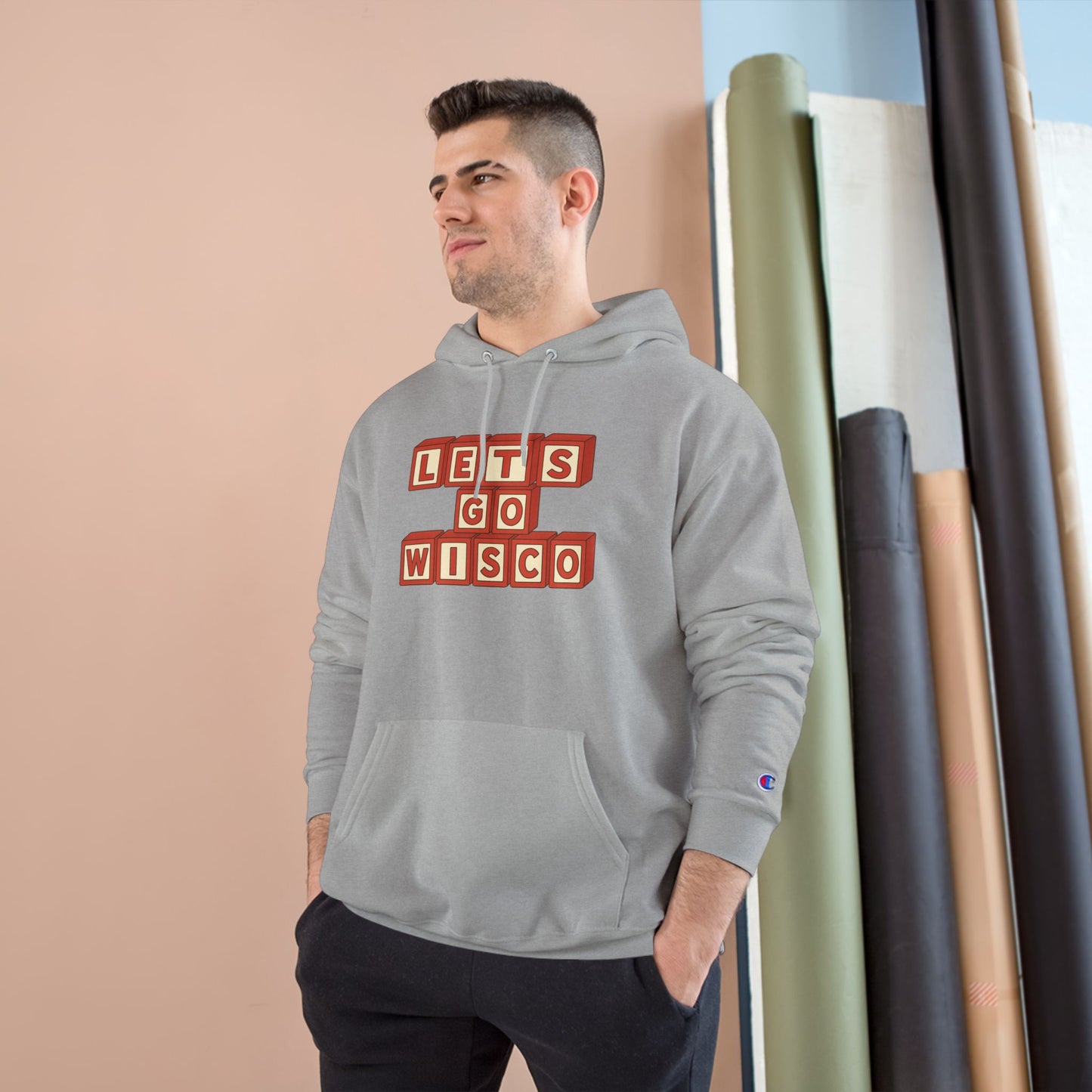 Wisconsin: Blocks Hoodie