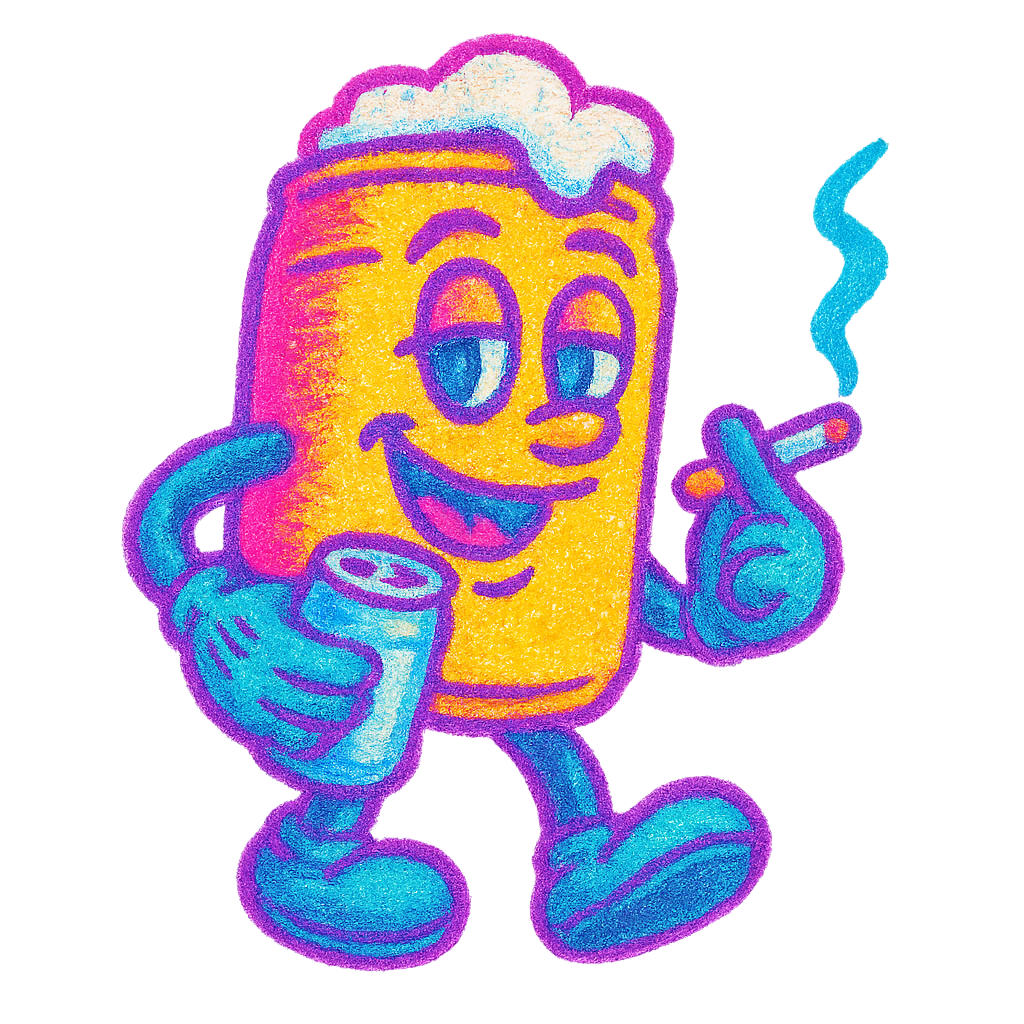 Beer with cig