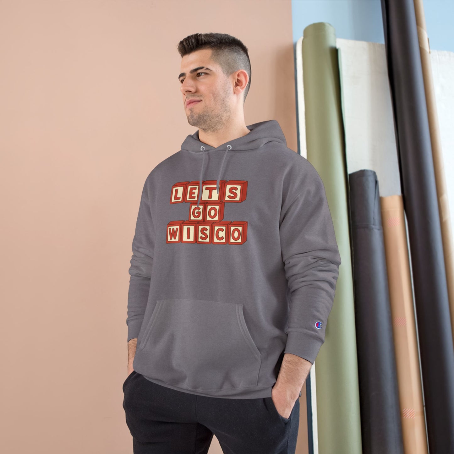 Wisconsin: Blocks Hoodie