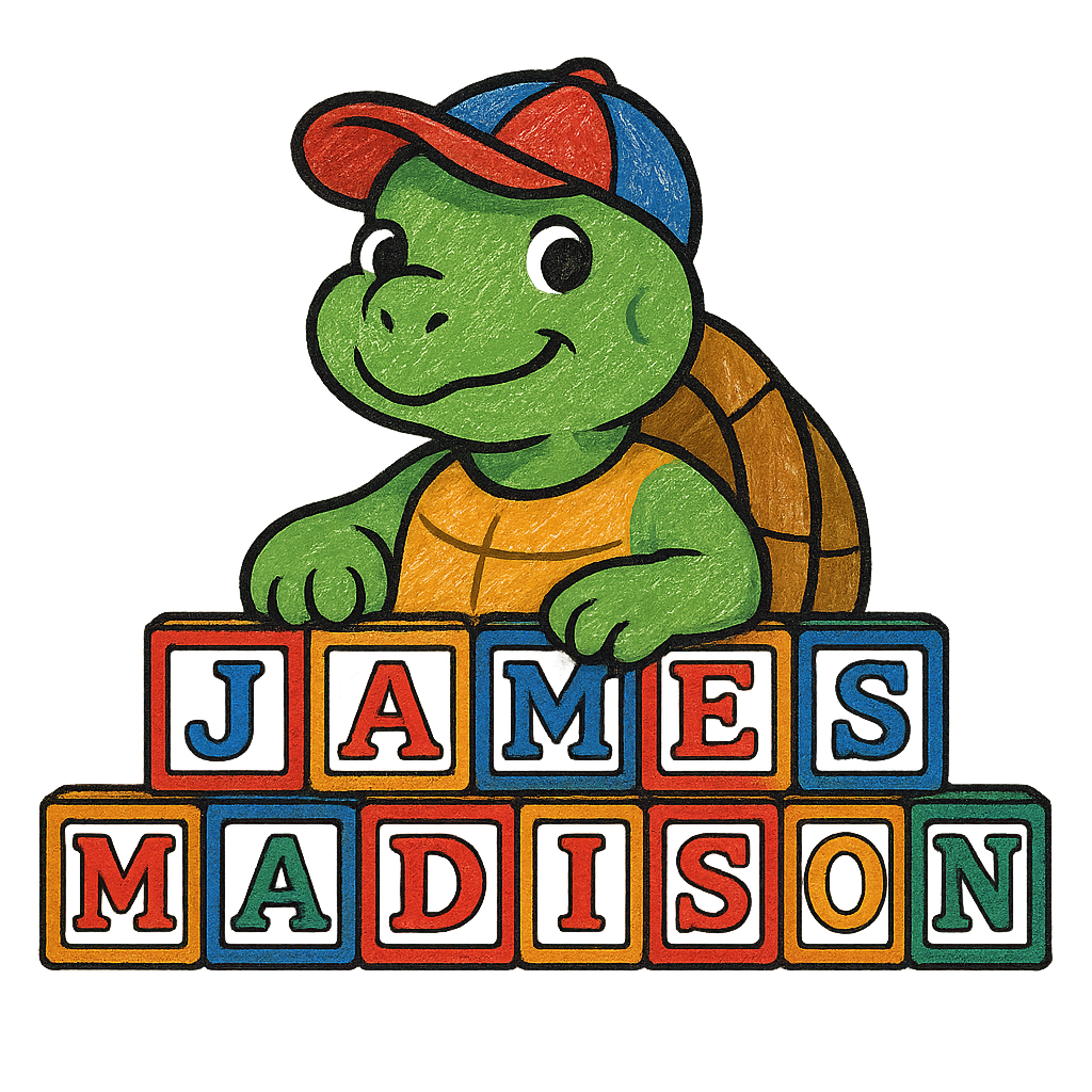 James Madison: Turtle Time Center Logo