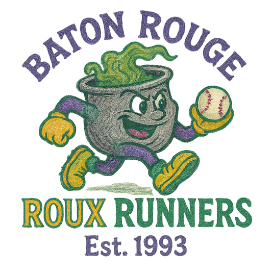 Baton Rouge Roux Runners Chest Logo