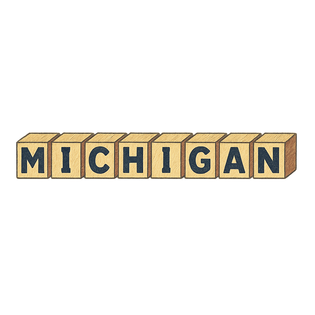 Michigan Blocks Tee