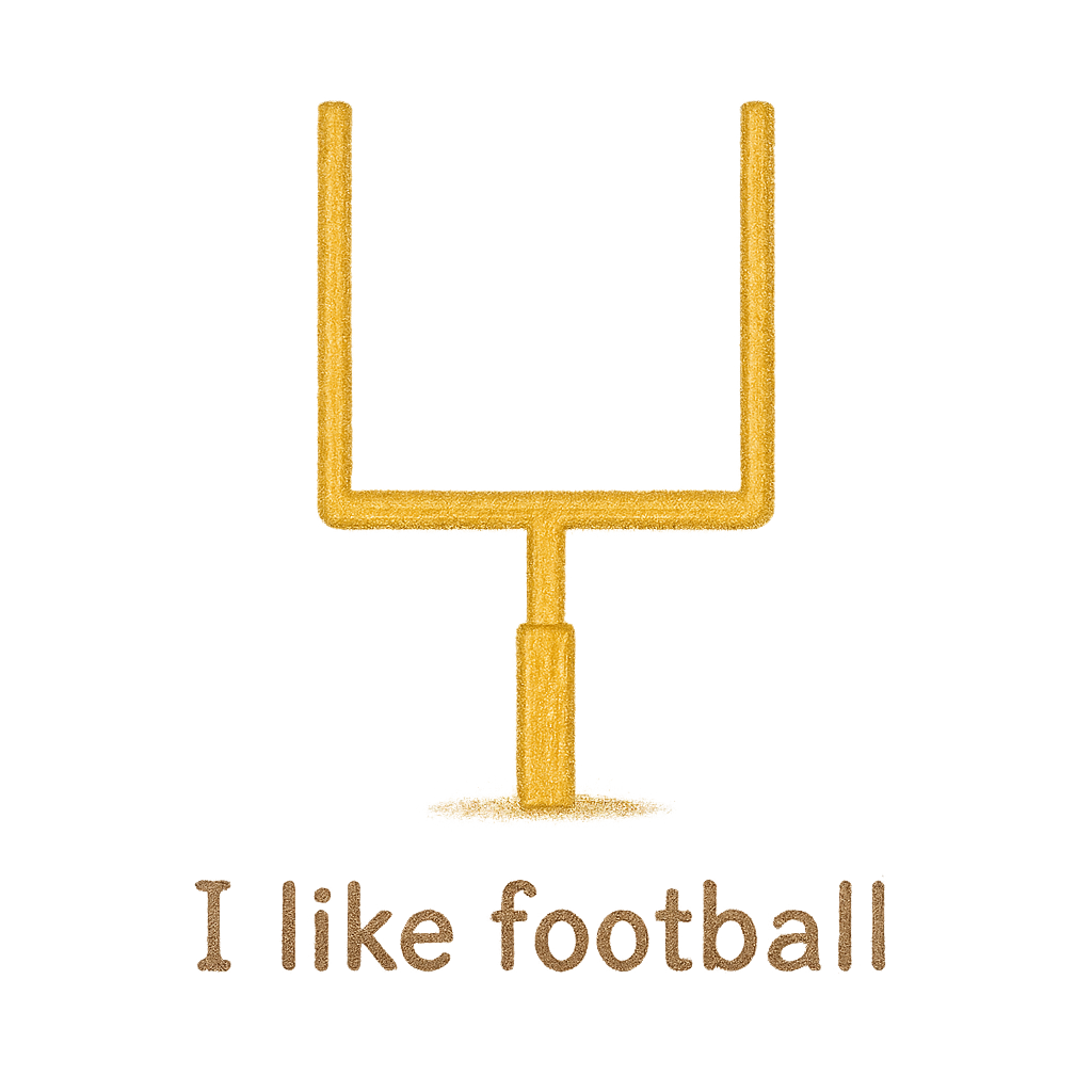 I like football