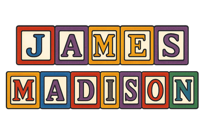 James Madison Blocks Tee