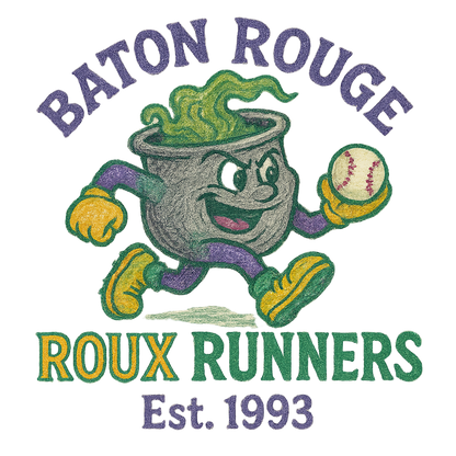 Baton Rouge Roux Runners Chest Logo