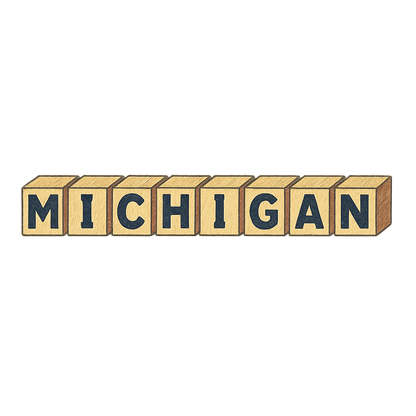 Michigan Blocks Tee