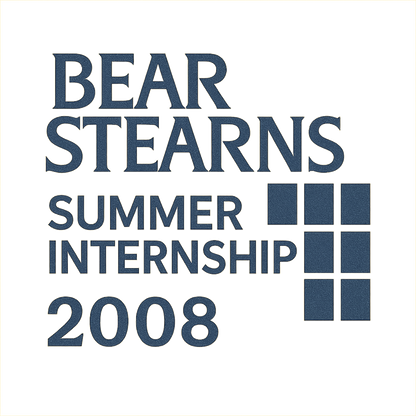 Bear Stearns Summer Internship 2008