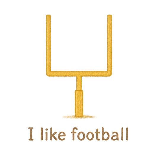 I like football