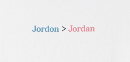 North Carolina: Jordon > Jordan