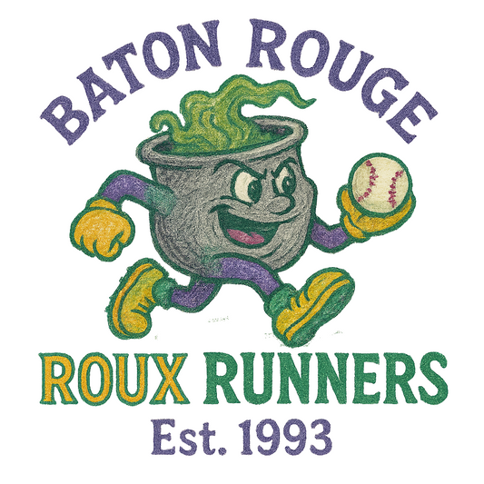 LSU: Baton Rouge Roux Runners Center Logo